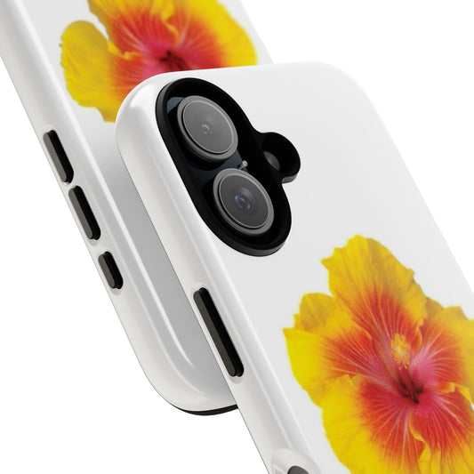 Ombre Yellow-Orange Hibiscus Rosa-Sinensis Phone Case